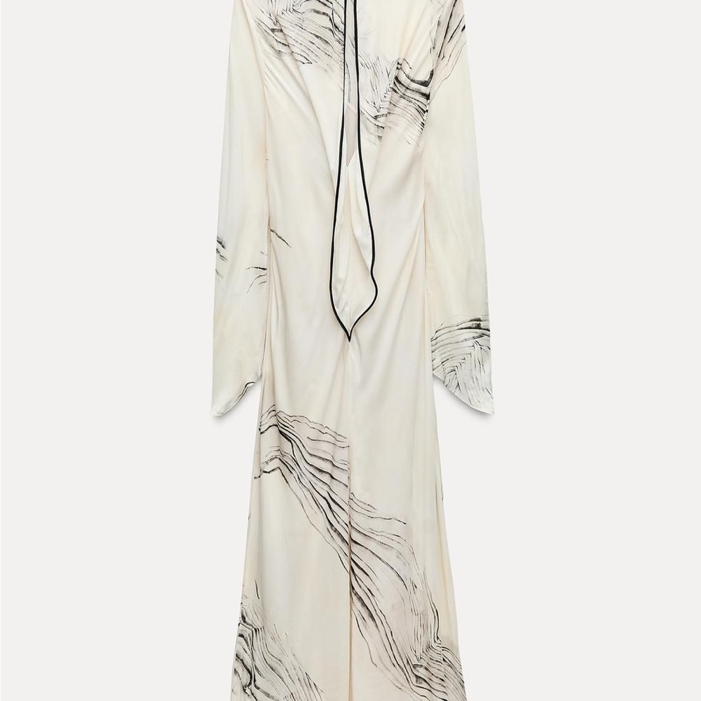 Zara Cream Chiffon Blouse